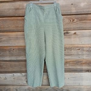 White Stag Petite Plaid Pants